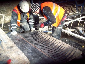 conveyor belt fastening
